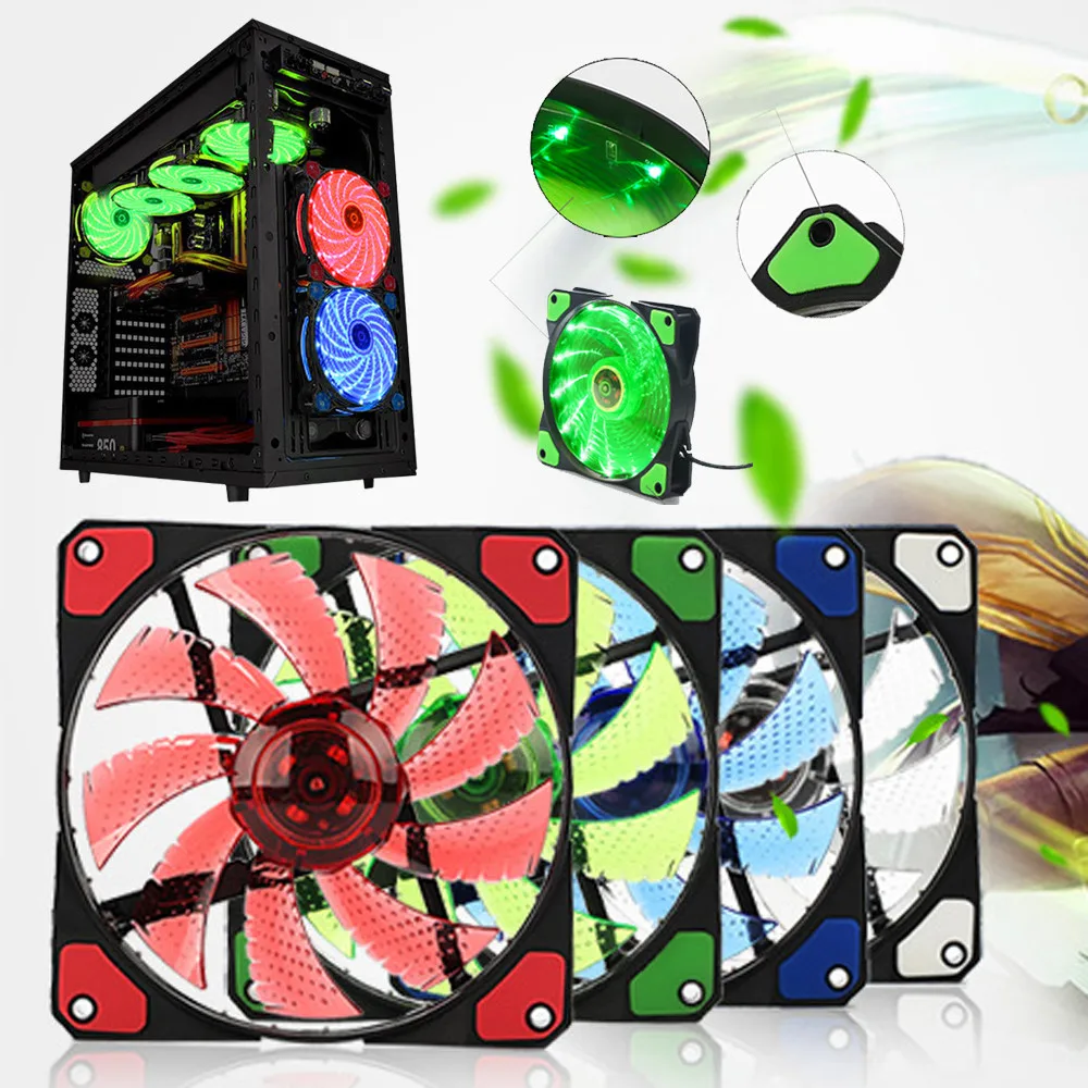 Скорость 4pin RGB чехол для компьютера Вентилятор охлаждения светодиодный PC башня кулер вентилятор корпус cooing электронный охлаждения для процессора# Y8
