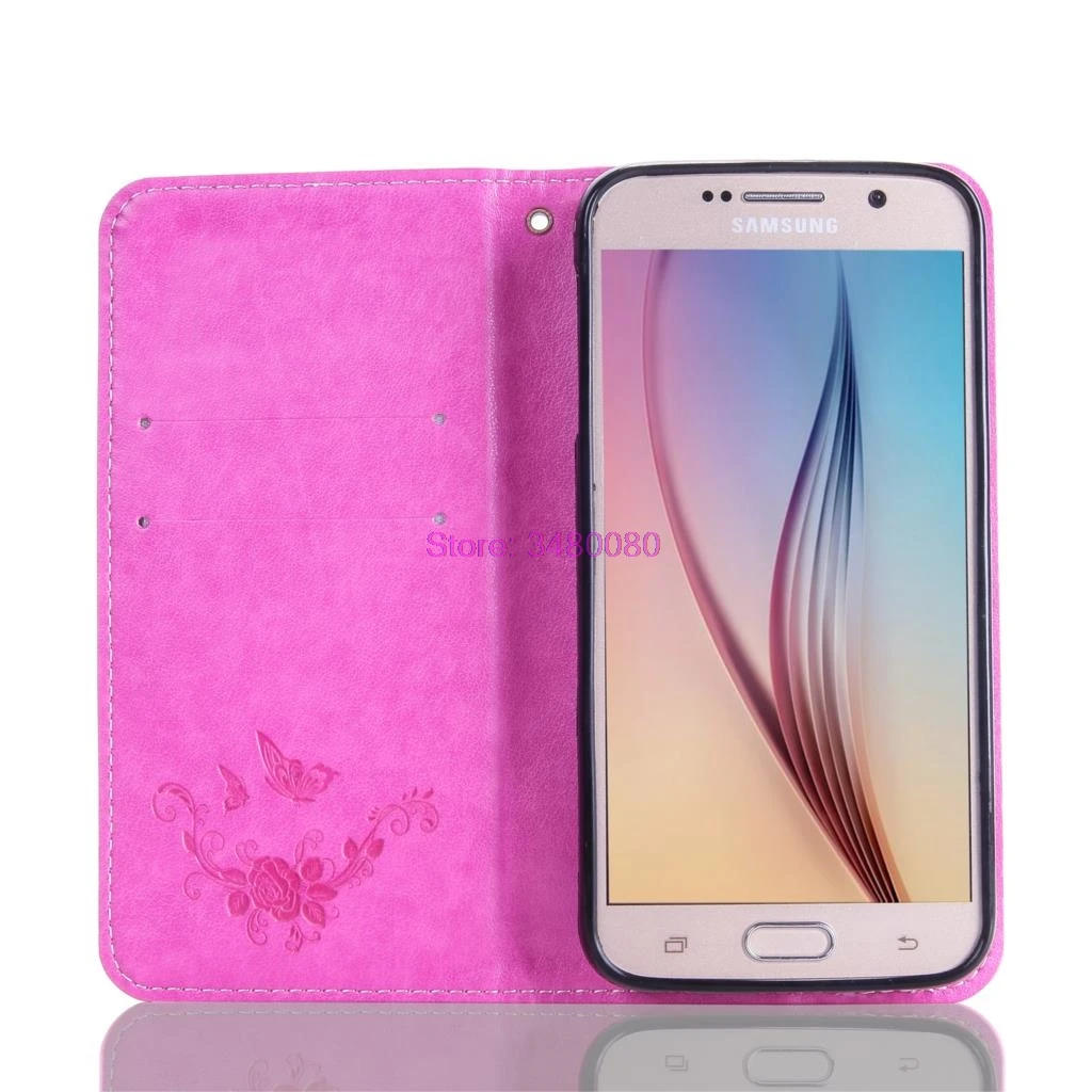 Чехол-портмоне с откидной крышкой чехол для samsung Galaxy S6 S 6 G920F G920FD G920I G920W8 SM-G920W8 SM-G920F SM-G920FD S M-G920I кожаный чехол для телефона
