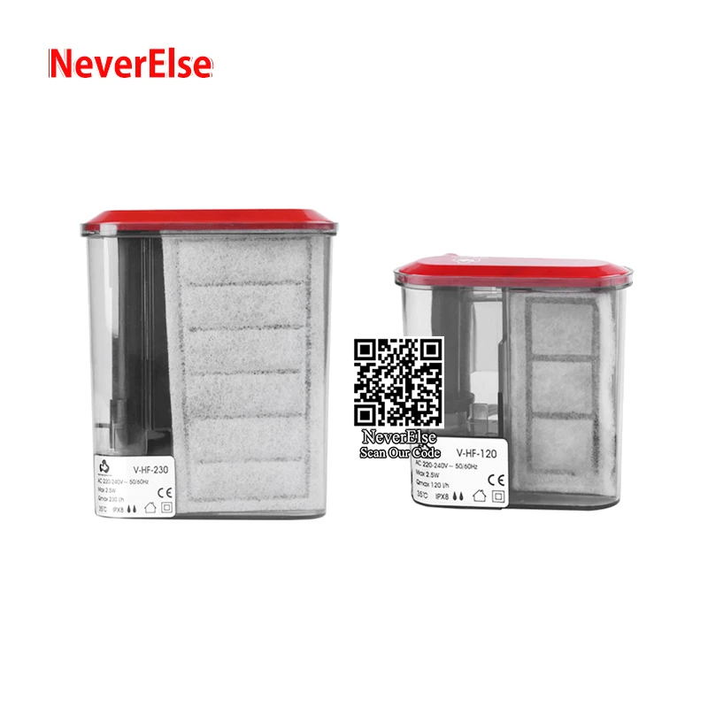 

Super Aquarium Filter Pump Activated Carbon Filter Cartridge+Sponge, Adjustable Flow Rate for Fish Tank Remove Harmful Chemicals