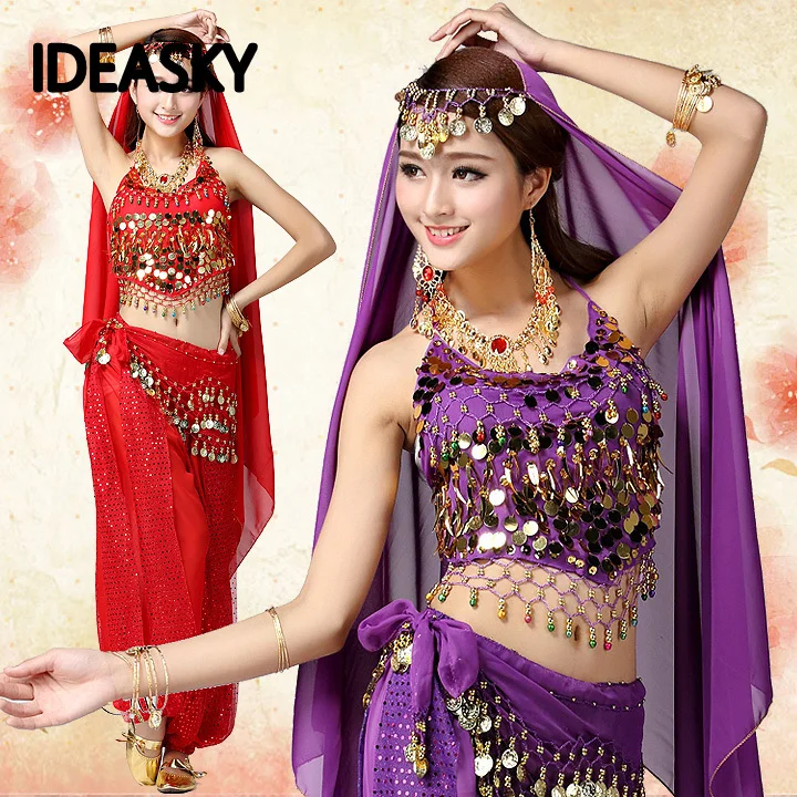 Костюмы для танца живота распродажа женские брюки индийское Платье Для