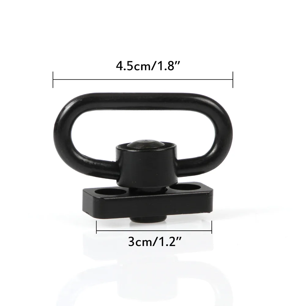 

Universal keymod rail adaptor mount kit wtih Push Button QD Sling Swivel M-LOK Standard QD Sling Swivel Adapter Rail Mount