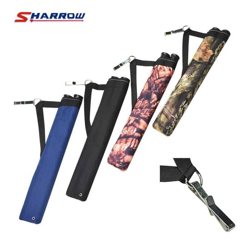 

1pc 2 Tubes Arrow Quiver 4 Colors Oxford Cloth Material Archery Arrow Bag Used For Hunting Shooting Accessories