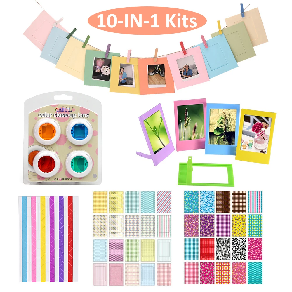 Оригинальная фотокамера Fujifilm Instax Mini 9 кобальтовый синий + 100 фотографий Fuji Instant 8