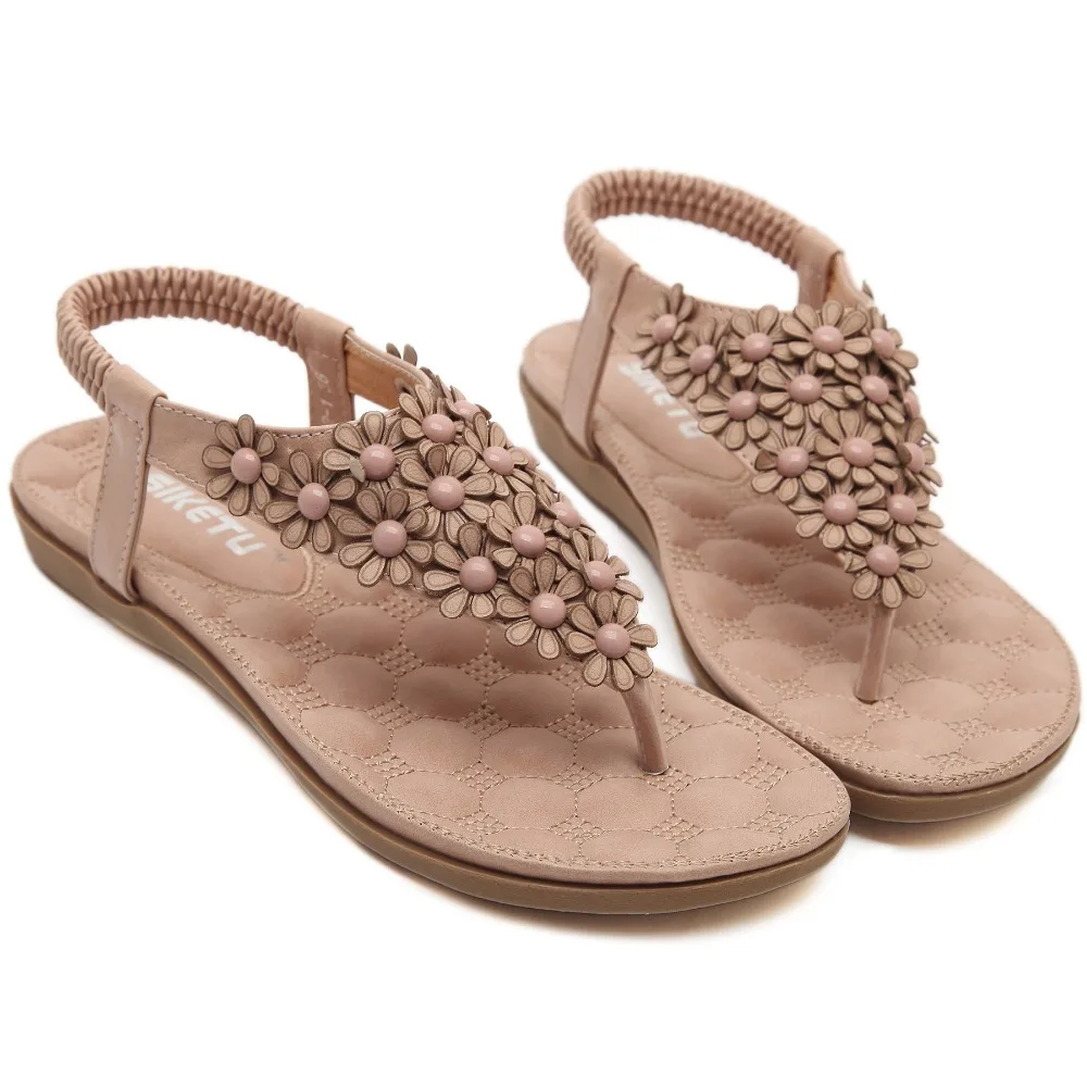 Женские сандалии с цветочным принтом на резинке|flower women sandals|women sandalssandals |