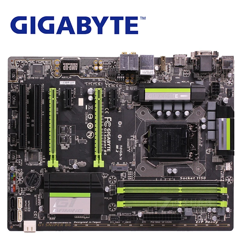 LGA 1150 для Intel B85 DDR3 Gigabyte GA G1.Sniper B6 материнская плата 32 Гб G1 Sniper настольная системная