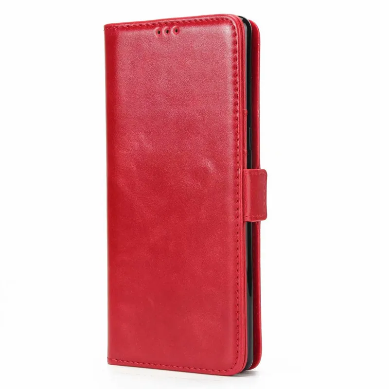 Red Откидная крышка кожаный чехол s чехол для телефона для samsung Galaxy S5 S6 Edge S7 S8 Plus Note 4 5 8 два сложения бумажник чехол для телефона задняя крышка - Цвет: Red