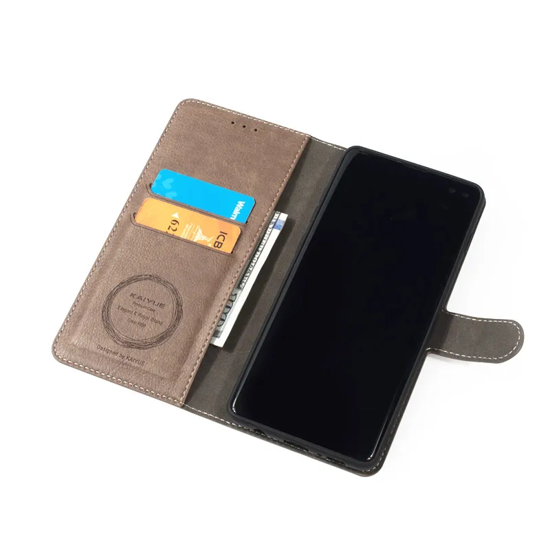 Роскошный высококачественный кошелек с отделением для карт кожаный чехол-книжка