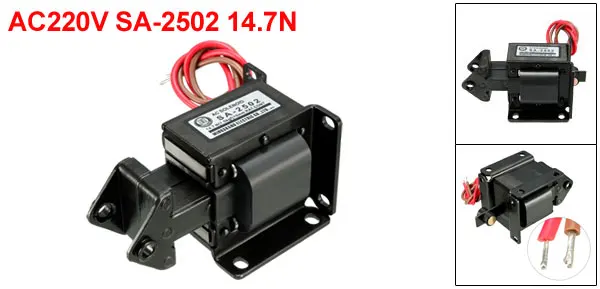 Uxcell 300mA/1A DC 12 V/24 V Электромагнит 12/24 Вт 5/14. 7/15N 10 мм тестовая Тип прямолинейного движения с хорошим качеством, энергосберегающие лампы переменного тока тягового