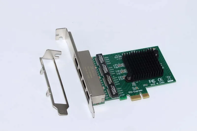 4-портовый гигабитный Ethernet сетевой адаптер для сервера карт RJ45 разъем 10/100/1000