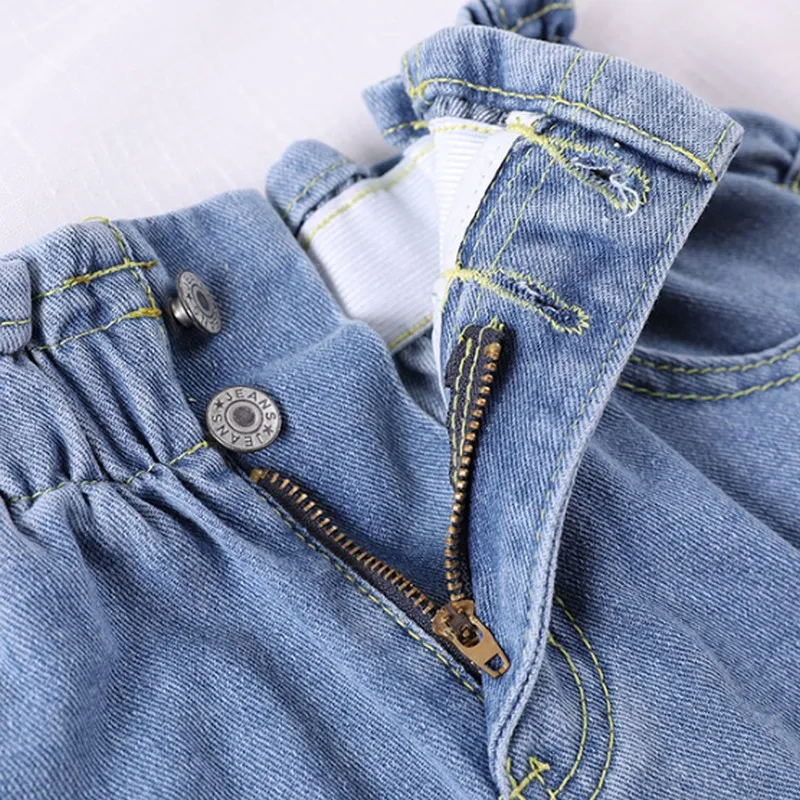 S-5XL Korean Women's Shorts Plus Size Elastic High Waist Denim Shorts Women Loose Crimping Jean Shorts Summer Short Pants Women
