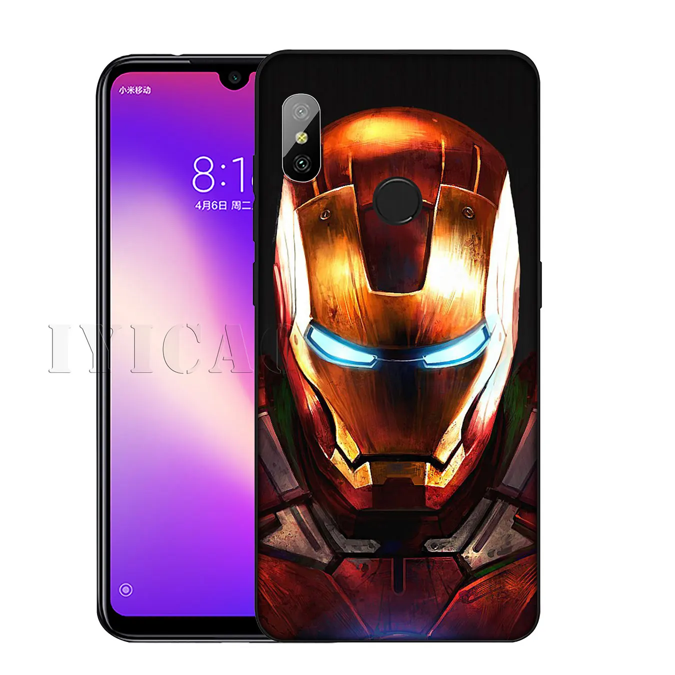 IYICAO Железный человек Marvel Мягкий силиконовый чехол для телефона Xiaomi Redmi K20 8A 7A 6A 5A S2