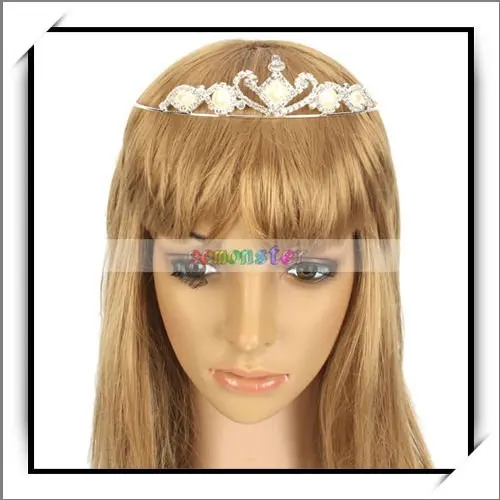Free Shipping Heart Style Man Made Pearl Rhinestone Crown Headbandt 100% brand new and high quality 16003749 | Красота и здоровье