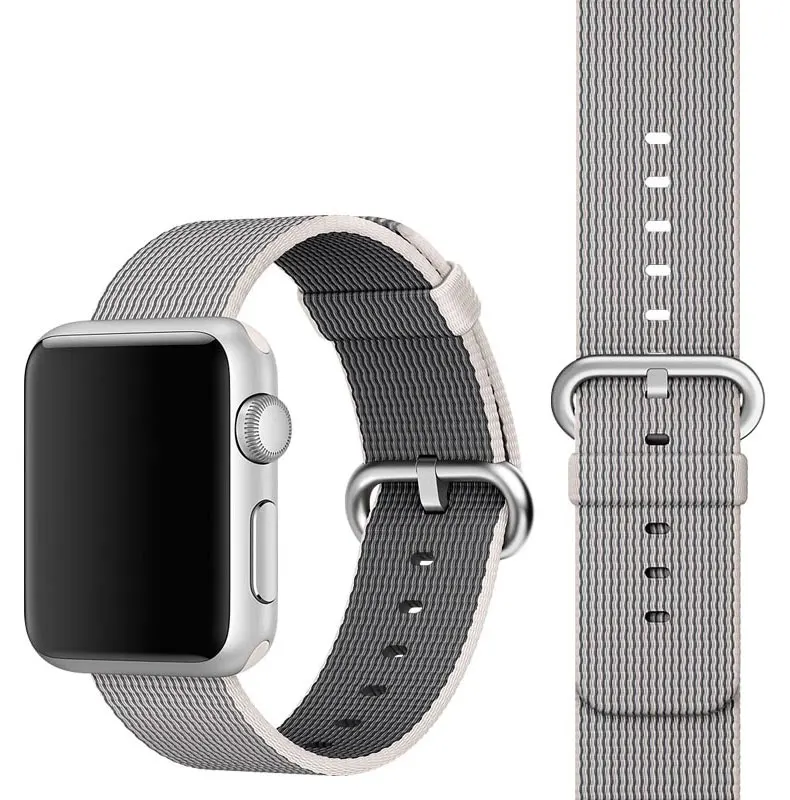Спортивный ремешок для apple watch band 4 5 44 мм 40 мм iwatch band 42 мм 38 мм apple watch 5 4 3 2 тканый нейлоновый браслет аксессуары для часов