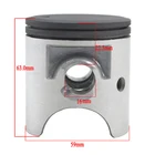 Комплект поршневых колец для мотоцикла, размер отверстия цилиндра 59 59,25 59,50 59,75 60 мм для YAMAHA TZM150 TZM 150