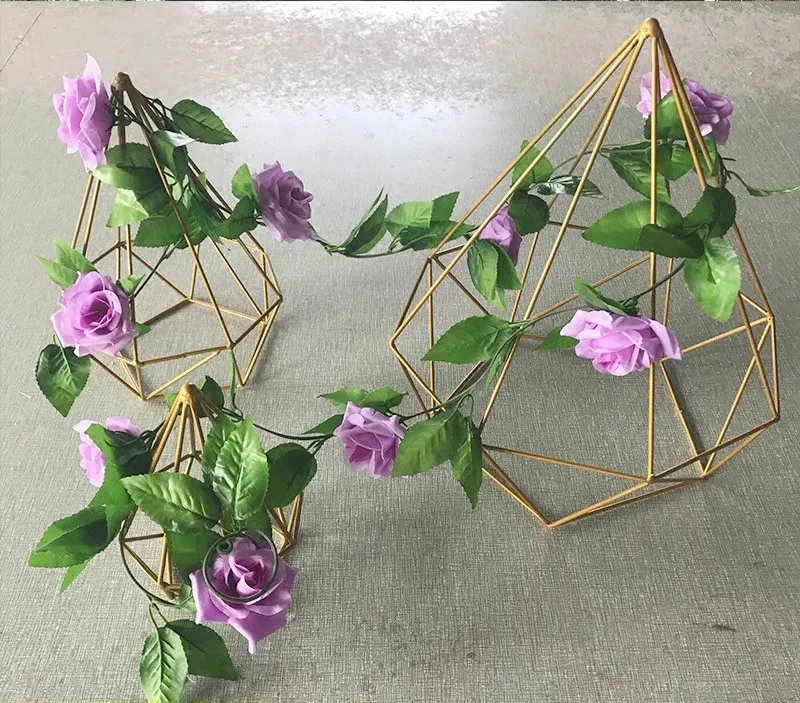 Новинка свадебное украшение цветок металлический столб дорога свинцовая