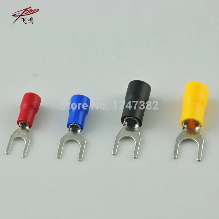 1000PCS SV2-4 Insulated Fork Wire Connector Electrical Crimp Terminal 16-14 AWG | Обустройство дома