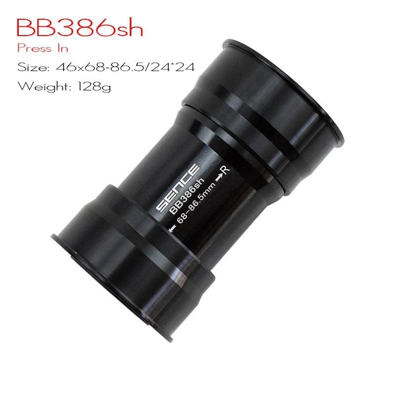 BB386sh 46x24-24 BB30 BB386 PF30 герметичный подшипник каретка 68 73/86,5 мм велосипедный вынос руля ось горного велосипеда дорожный велосипед каретка Водонепроницаемый CNC сплав BB - Цвет: BB386sh 46x24-24