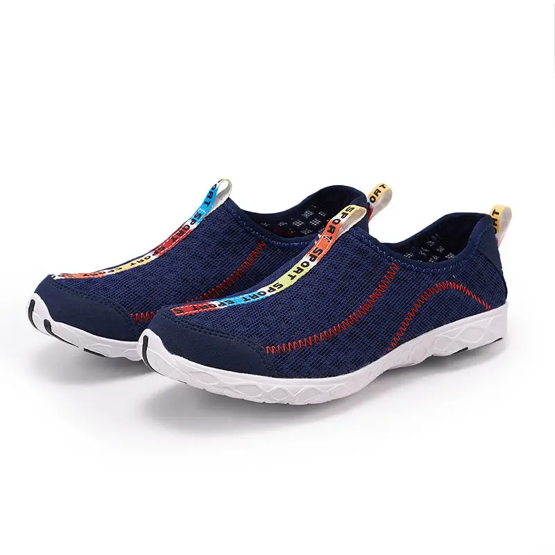 Dark Blue Кроссовки для мужчин s Кроссовки Женская спортивная обувь женские красовки мужские прогулочная обувь мужские Zapatillas Deporte Hombre C8070 - Цвет: Dark Blue