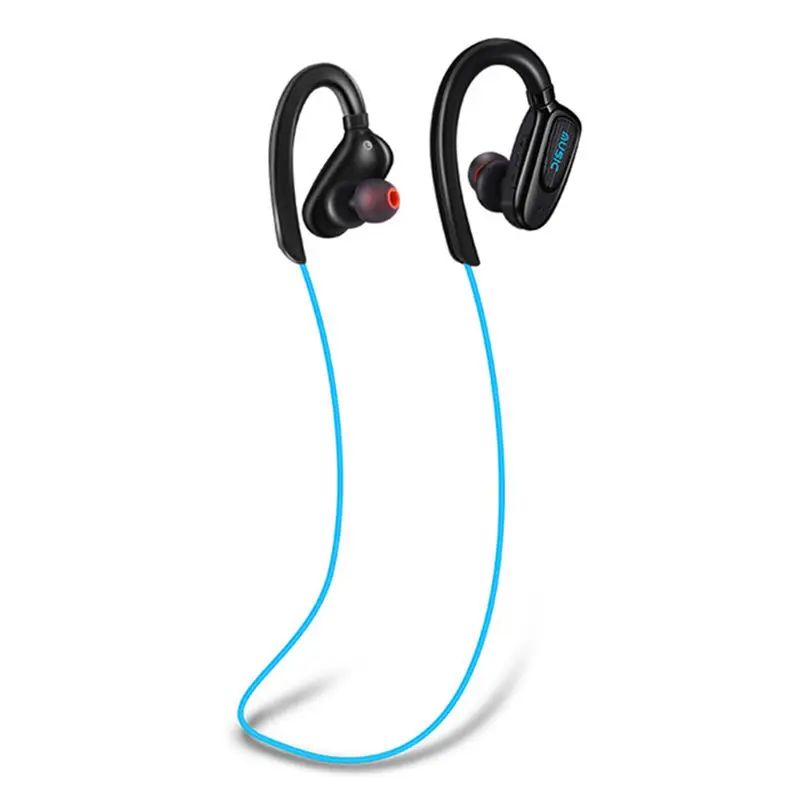 Sport Bluetooth Earphone Wireless Stereo Bass Sweatproof Music Running Fitness Ear Hook Earbuds Xiaomi Phone Earphones | Электроника