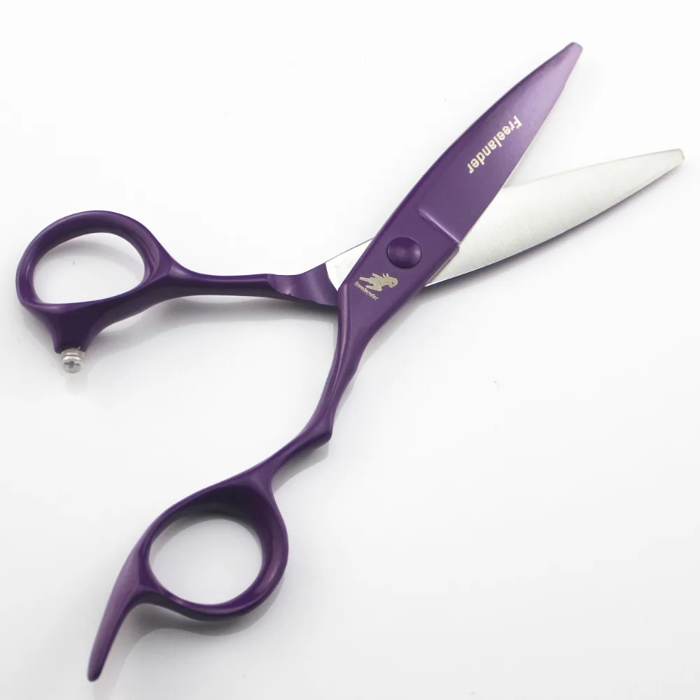 6inch Willow Blade Hair Cutting Scissor Barber Tool Black Purple Gold Color Hairdressing Style Beauty Supply | Дом и сад