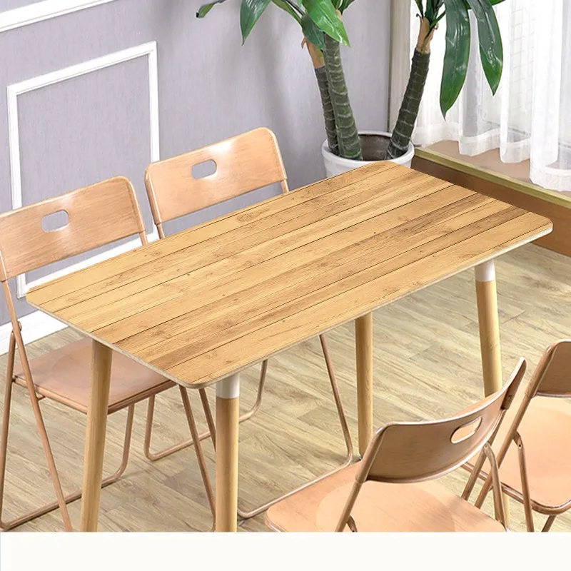 Нордическая Имитация древесины текстура скатерть изоляционный коврик ПВХ