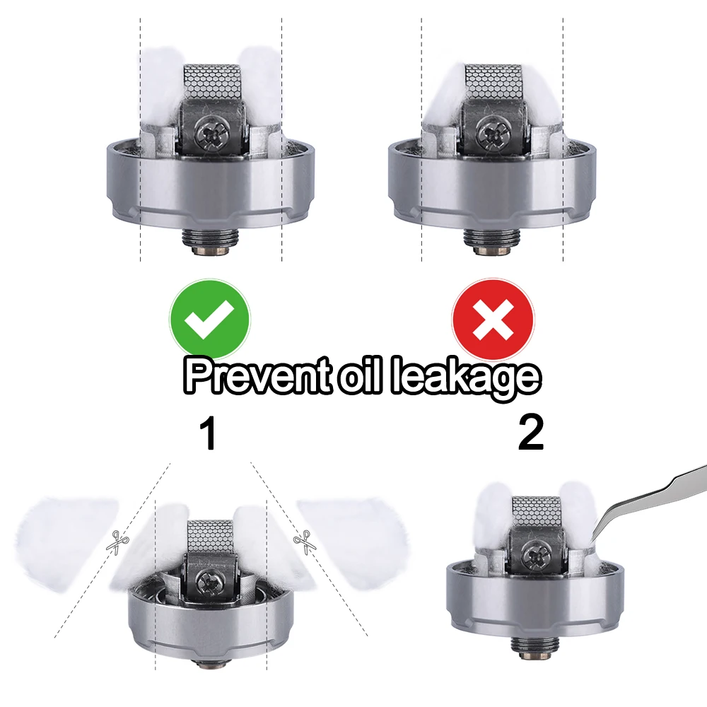 Оригинальный распылитель Wotofo Profile unit RTA с 30 шт. хлопка и 10 сеткой 3 5 мл бак для вейпа