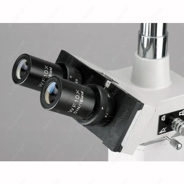 Два светильник ких металлургических микроскопа AmScope поставляет 40X-2000X два +