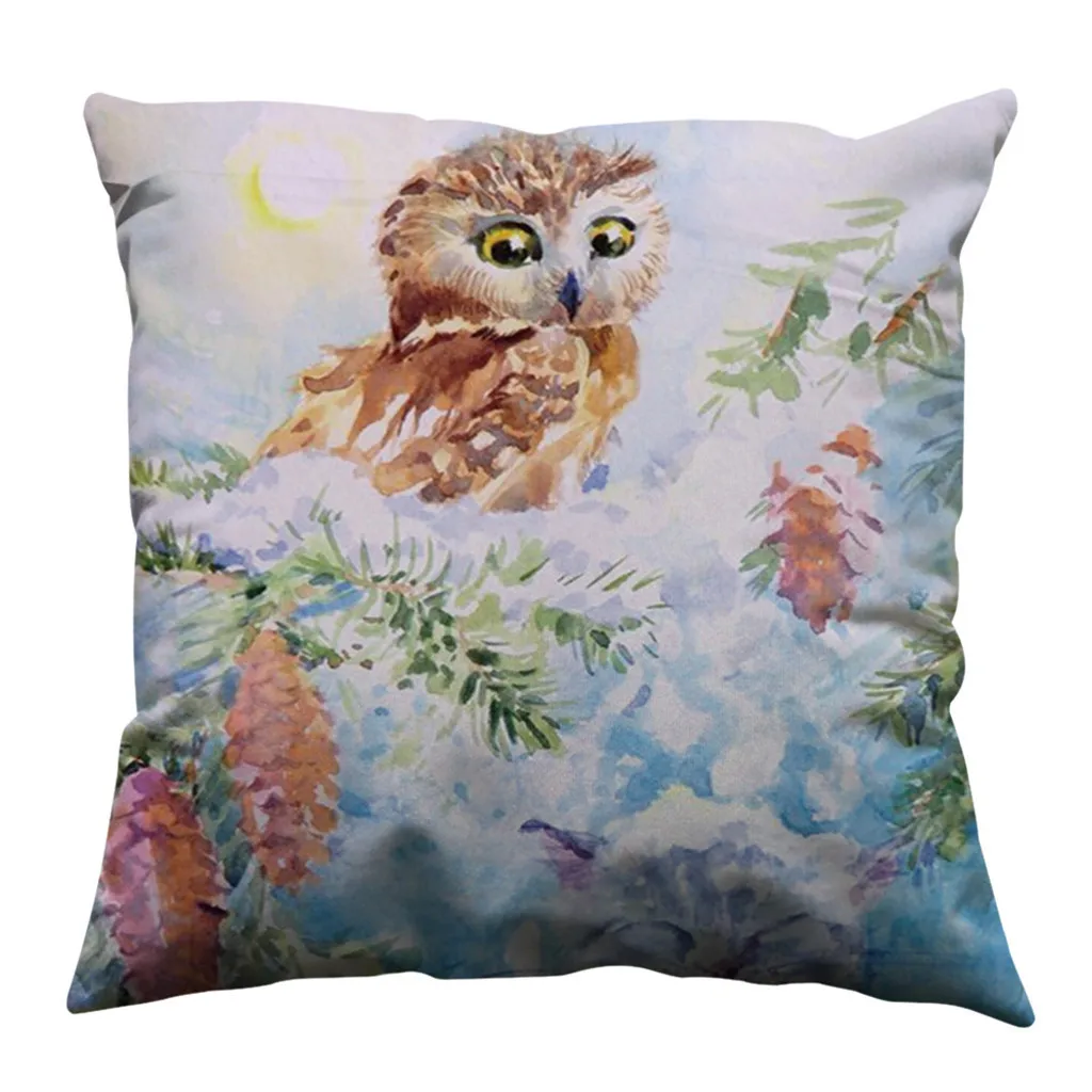 Модный простой стиль маленький животный Мягкий Чехол на подушку наволочка для