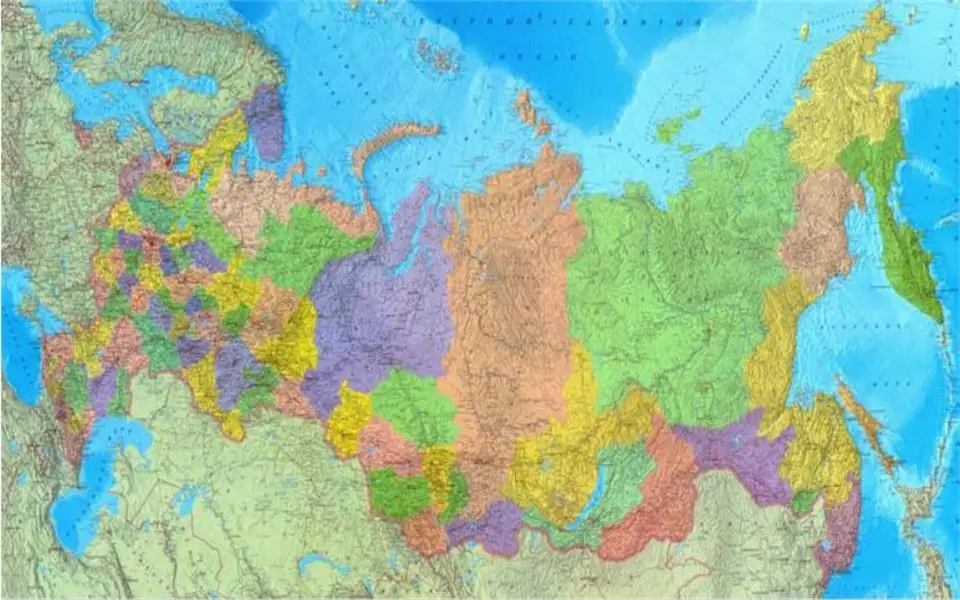 Пользовательский размер 3d фото обои для гостиной роспись карта России HD Большой