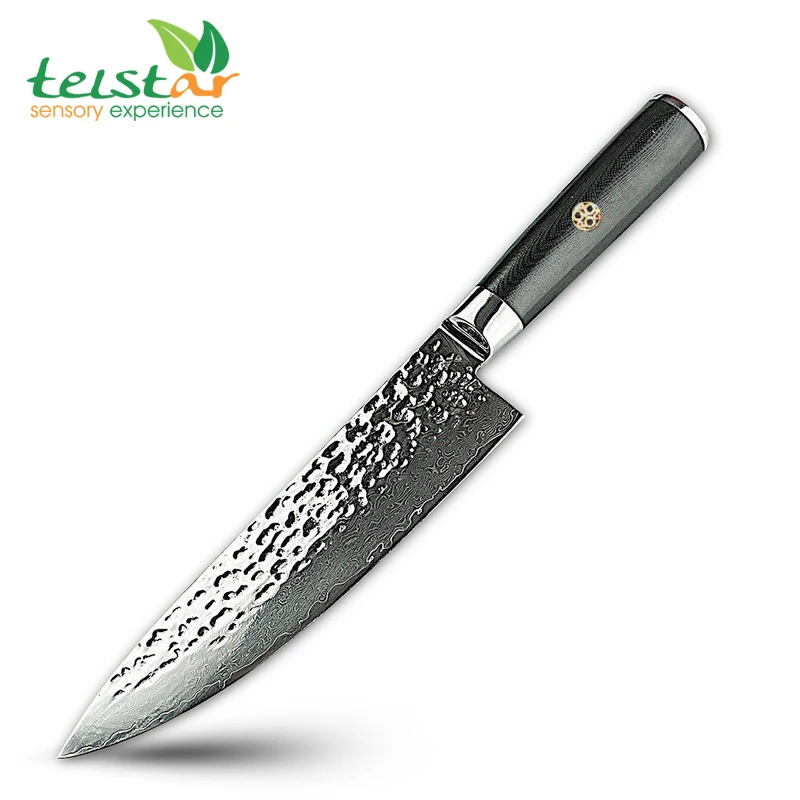 8 дюймов Нож шеф повара 67 слоев дамасской стали Профессиональные Кухонные ножи