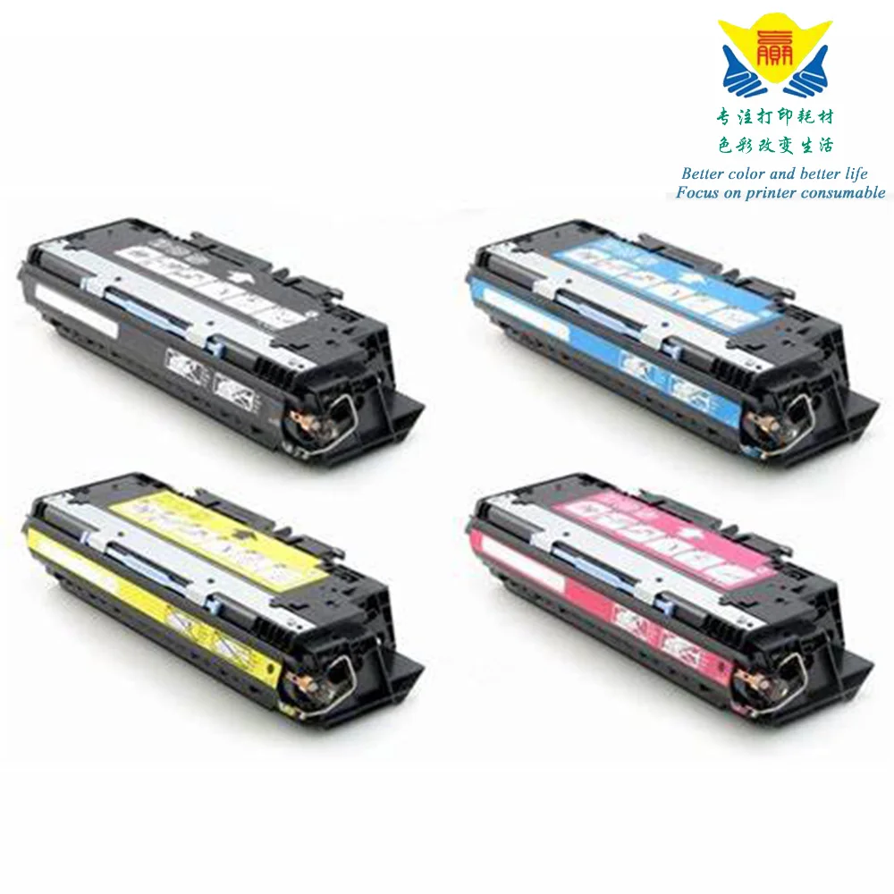 JIANYINGCHEN compatible color toner cartridge Q2680A Q2681A Q2682A Q2683A for HPs Color LaserJet 3700 3750