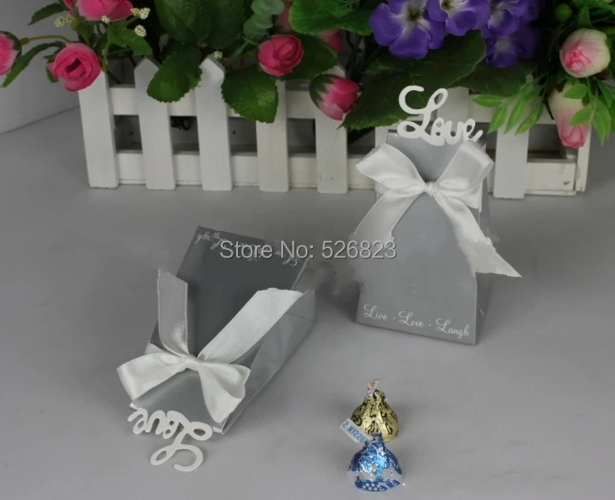 Лазерная резка &quotлюбовь&quot пользу конфет коробка для свадьбы/свадьбы партии