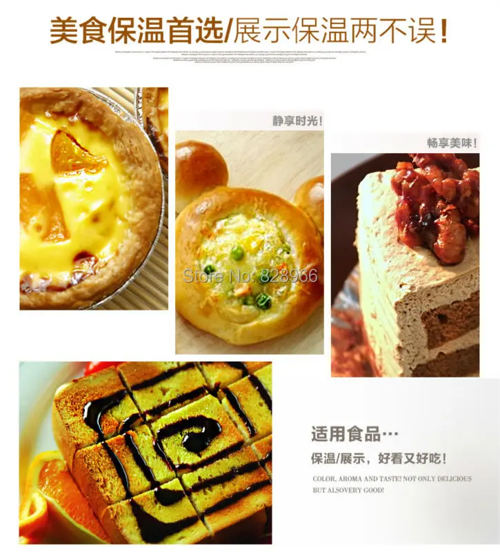 

commercial electric food heating showcase/restaurant square glass heated food warmer machine price