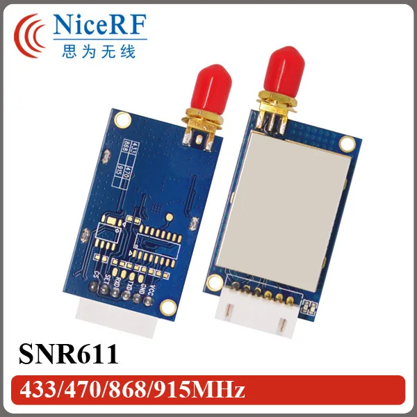 2pcs/pack 100mW 1400m Long Distance Range 433MHz RS485 Port Network Node Module SNR611 Use for Remote Telemetry