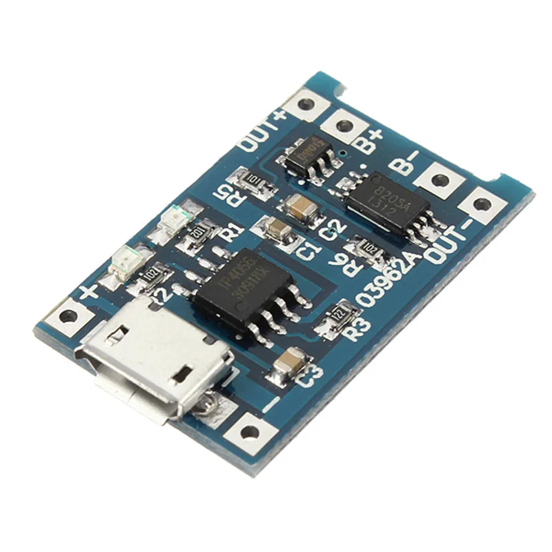Мини USB 5V 1A Lipo зарядное устройство Модуль литиевая батарея DIY интерфейс плата для
