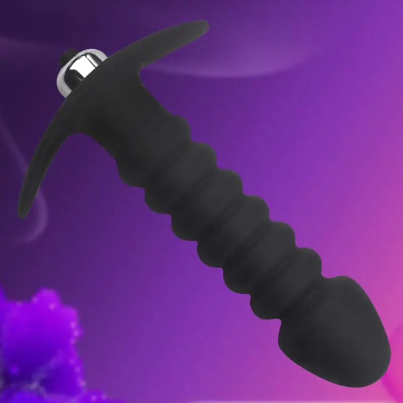 Silicone Plug Vibrator Massage G-spot Butt Stimulation Adult Sex Toys for Women Men | Красота и здоровье