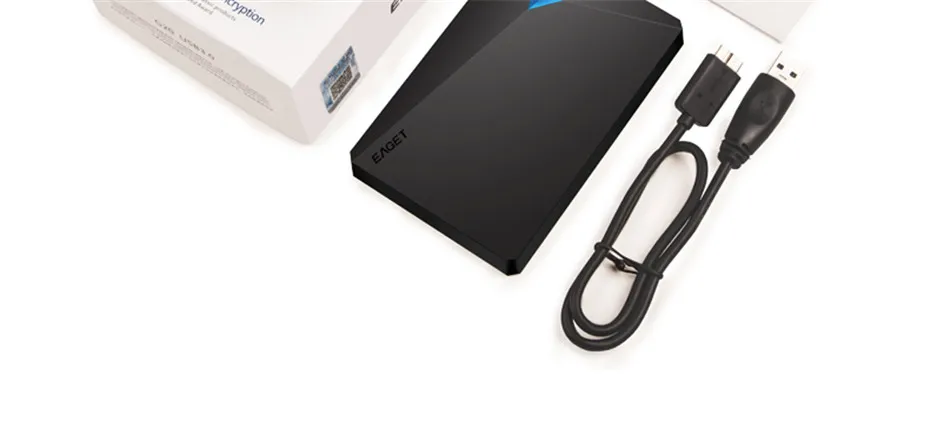 Eaget G20 Шифрование внешний жесткий диск SATA 3 ТБ/2 ТБ/1 ТБ/500 Гб USB 3,0 HDD 2," Портативный внешний жесткий диск 1 ТБ для портативного компьютера