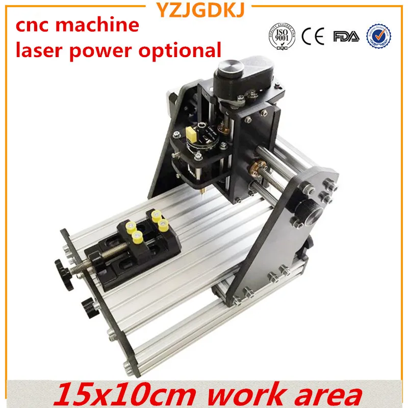 Wood Router laser CNC 1510  GRBL control Diy high power laser engraving CNC machine,3 Axis pcb Milling machine laser optional