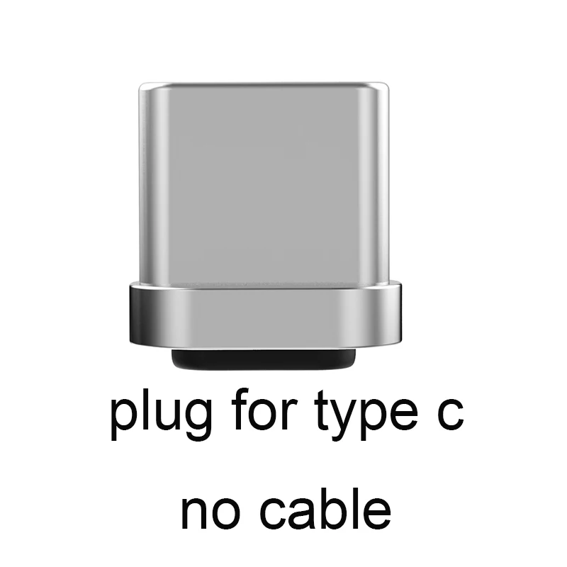 type c plug WSKEN Mini 2 Магнитный зарядный Micro USB кабель usb type C Магнитный кабель для iPhone QC 2,0 быстрое зарядное устройство USB C кабель провод USB-C - Цвет: type c plug