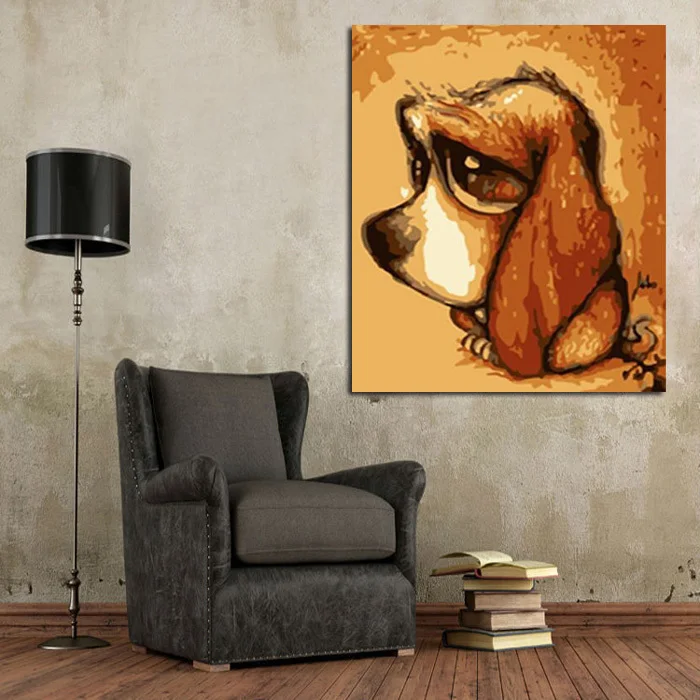 Новый дизайн лучшее абстрактное настенное искусство животное картина ручной