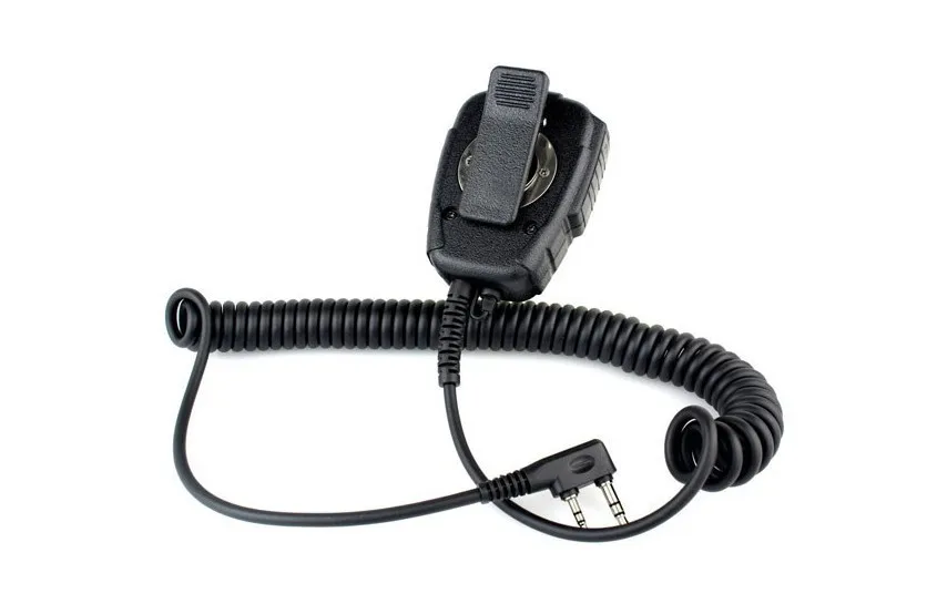 XQF PTT Динамик микрофон иди и болтай Walkie Talkie “иди и аксессуары для микрофона для Kenwood для Baofeng Bf-888S UV-5R UV-82 двухстороннее радио
