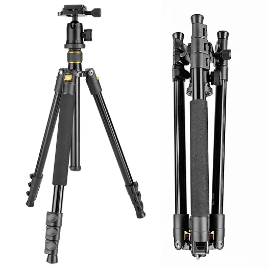 Black Gold Neewer 6" /158 см Штатив Камеры из Алюминиевого Сплава+Шаровойая Головка6+Быстрый Выпуск Пластин Для DSLR Canon/Nikon/Pentax/Sony - Цвет: Black Gold