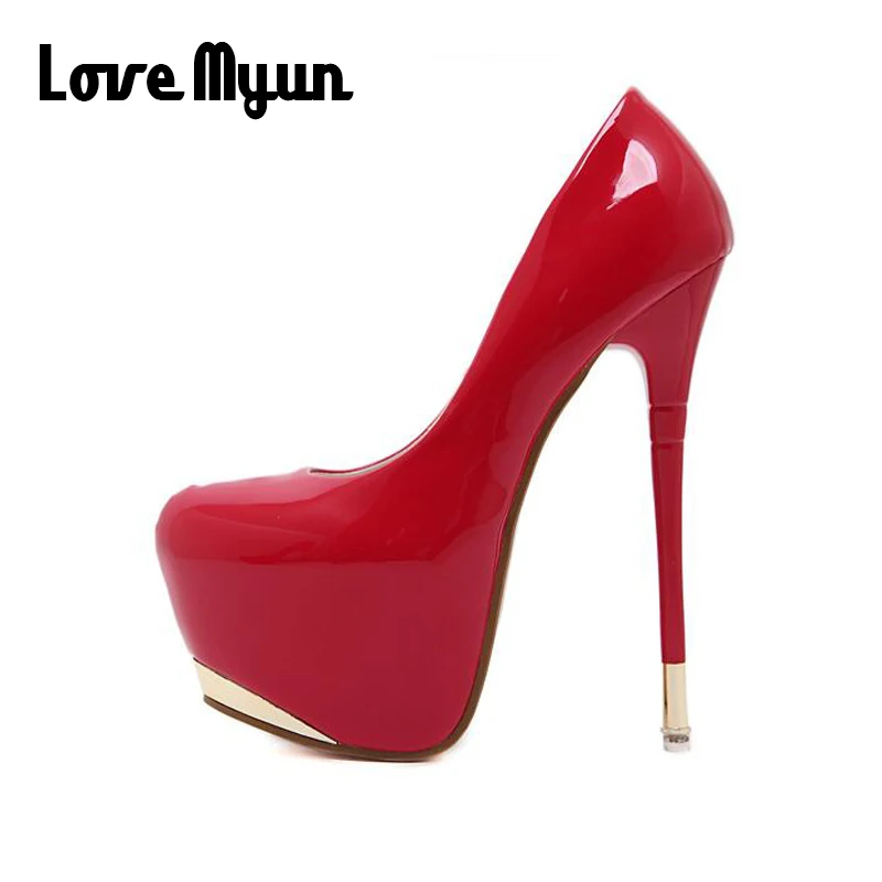 Новинка Модные женские туфли-лодочки Пикантные на высоком каблуке с круглым