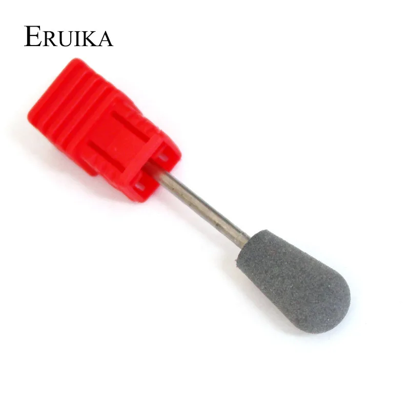 ERUIKA 10*18 мм Силиконовое сверло для ногтей гибкое Poilsher роторное сверло для маникюра и педикюра аксессуары инструменты для полировки ног
