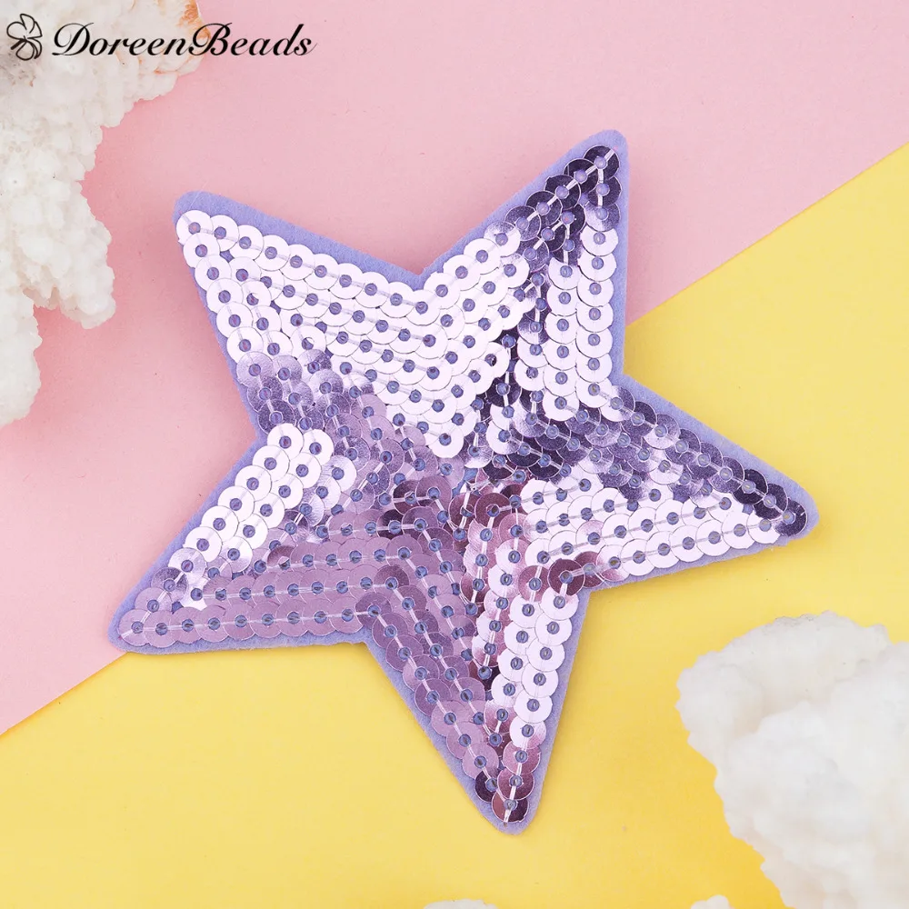 DoreenBeads 1 шт. полиэстровые безопасные бейджи брошки с блестками серебристые