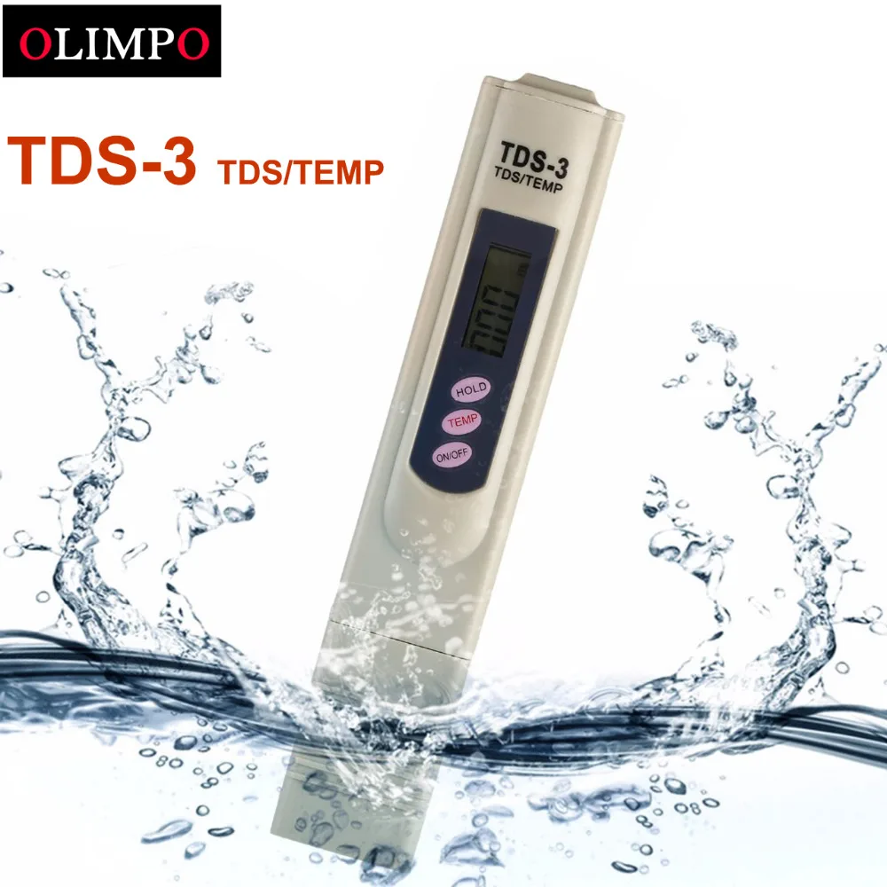 Ручка с tds метр Цифровой тестер качества воды измерительное оборудование TDS-3 чистоты воды тестер инструмент ph