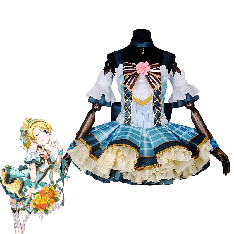 Love Live! Цветочный букет Eli Ayase Пробуждение платье косплей костюм все размеры