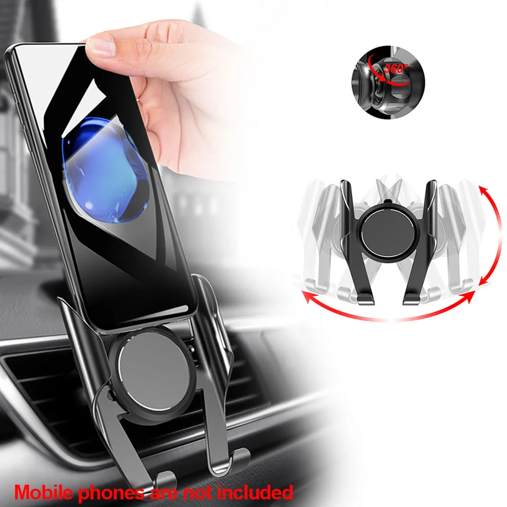 Portable Universal Automatic Memory Air Outlet Bracket Holder For Cell Phone Adjustable 360 Degree Rotated Mini | Мобильные телефоны