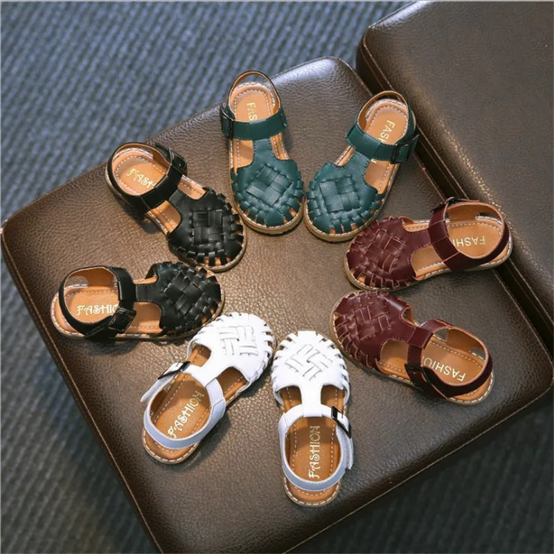 Детские летние сандалии детская обувь новинка 2019 детские из натуральной кожи для