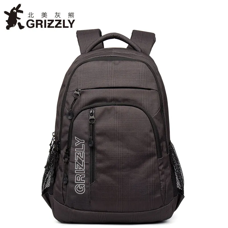 GRIZZLY, новинка, рюкзак для ноутбука, для мужчин, для подростков, для мальчиков, модная, большая емкость, Mochila, многофункциональные дорожные сумки, водонепроницаемая школьная сумка - Цвет: RU70722
